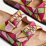 Gleam Multi Coloured Beaded Sliders