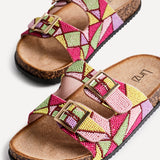 Gleam Multi Coloured Beaded Sliders
