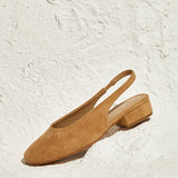 Glide Nude Faux Suede Mary Jane Heels