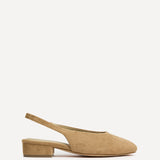 Glide Nude Faux Suede Mary Jane Heels