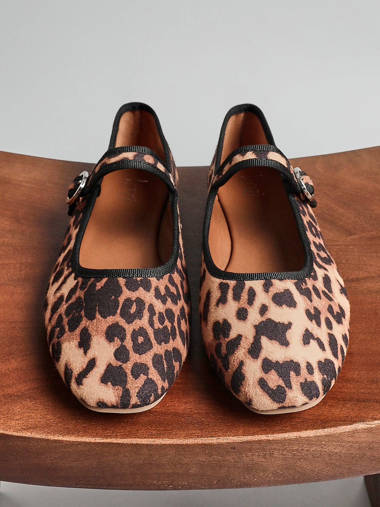 Leopard Print Ballet Pumps – Linzi - Main Image