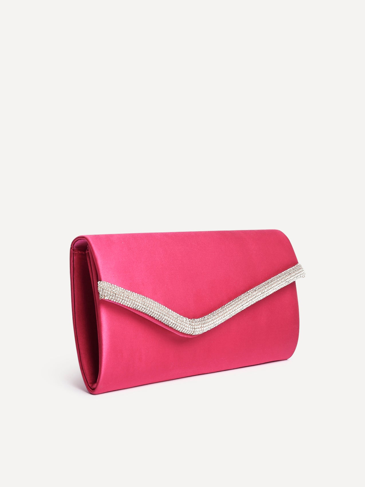 Aveline Satin Clutch Bag