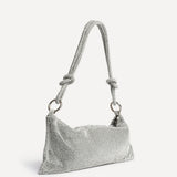 Dukes Silver Diamante Shoulder Bag