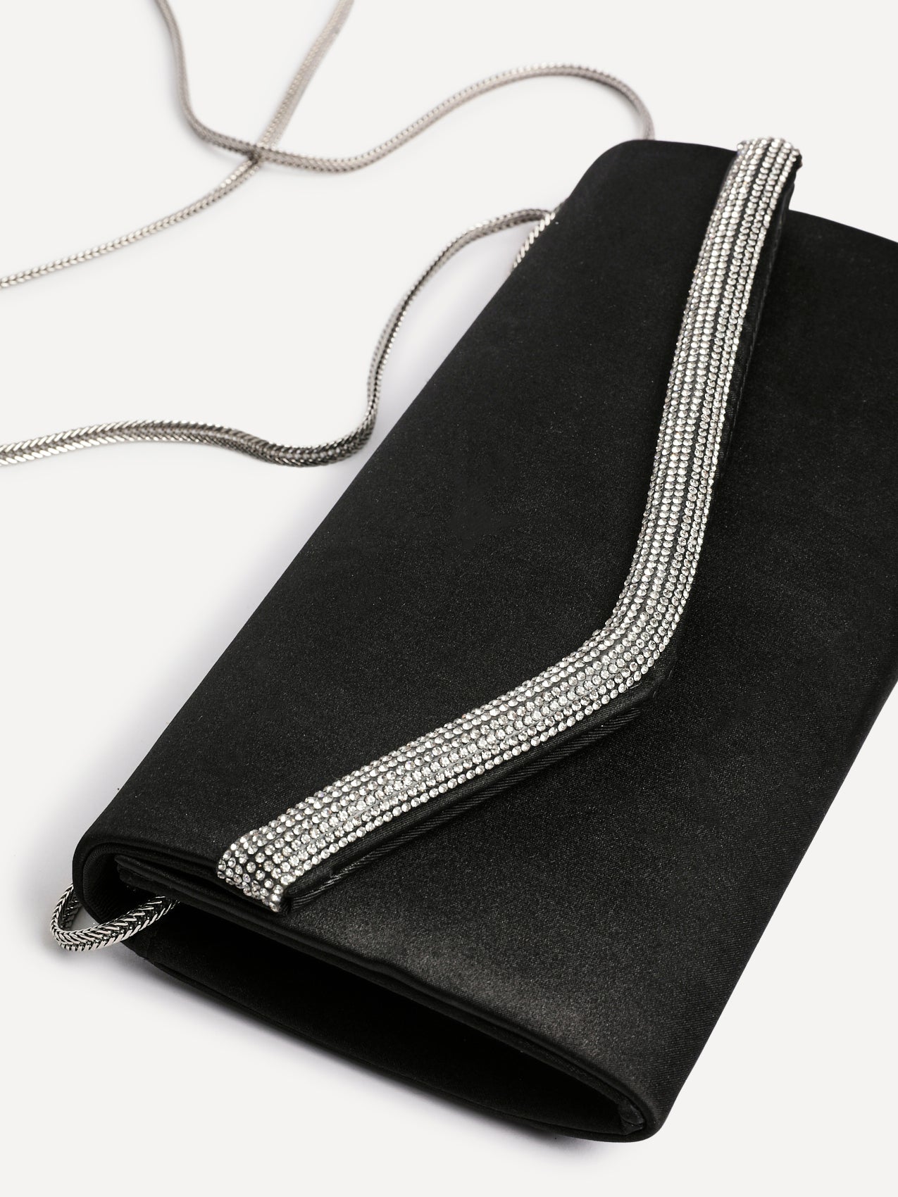 Aveline Satin Clutch Bag