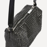 Dignity Black Diamante Shoulder Bag