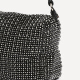 Dignity Black Diamante Shoulder Bag
