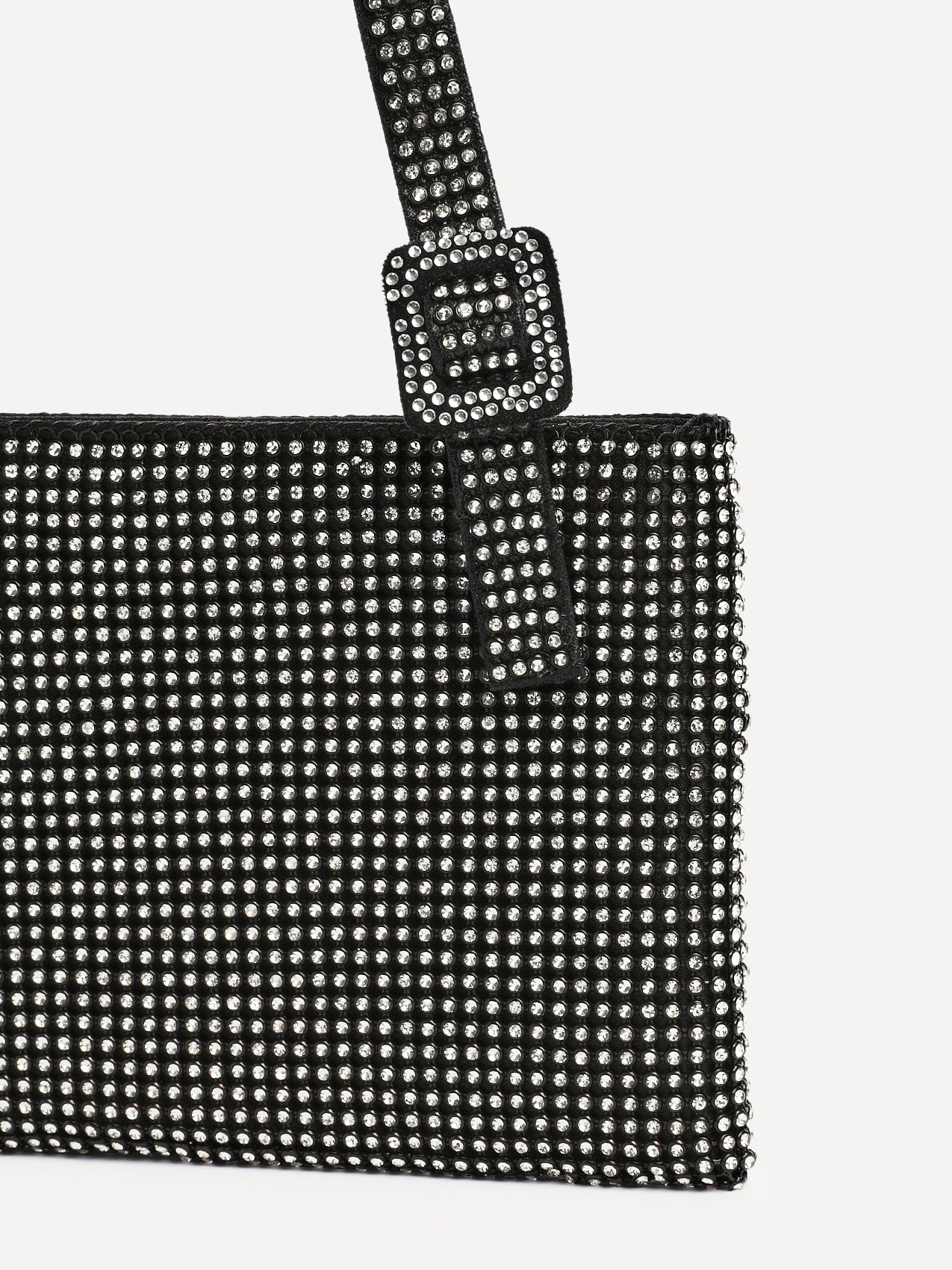 Fantasy Satin Diamante Shoulder Bag