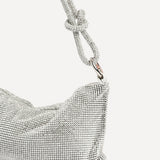 Dukes Silver Diamante Shoulder Bag