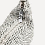 Dukes Silver Diamante Shoulder Bag