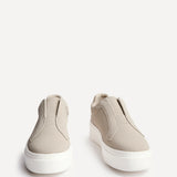 Henley Taupe Textured Platform Trainers