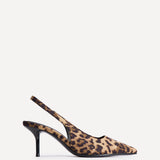Highlight Leopard Print Stiletto Court Heels