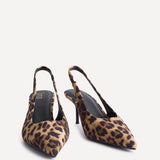 Highlight Leopard Print Stiletto Court Heels