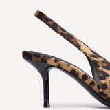 Highlight Leopard Print Stiletto Court Heels