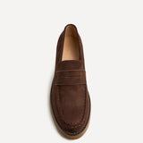 Hilton Brown Faux Suede Penny Loafer
