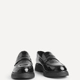 Hilton Black Patent Penny Loafer