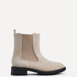 Holland Wide Fit Beige Chelsea Boots