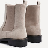 Holland Wide Fit Beige Chelsea Boots