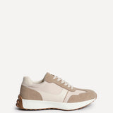Hustle Beige Suede Trainers