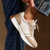 Hustle Beige Suede Trainers