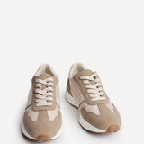 Hustle Beige Suede Trainers