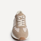 Hustle Beige Suede Trainers