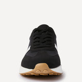 Hustle Black Suede Trainers