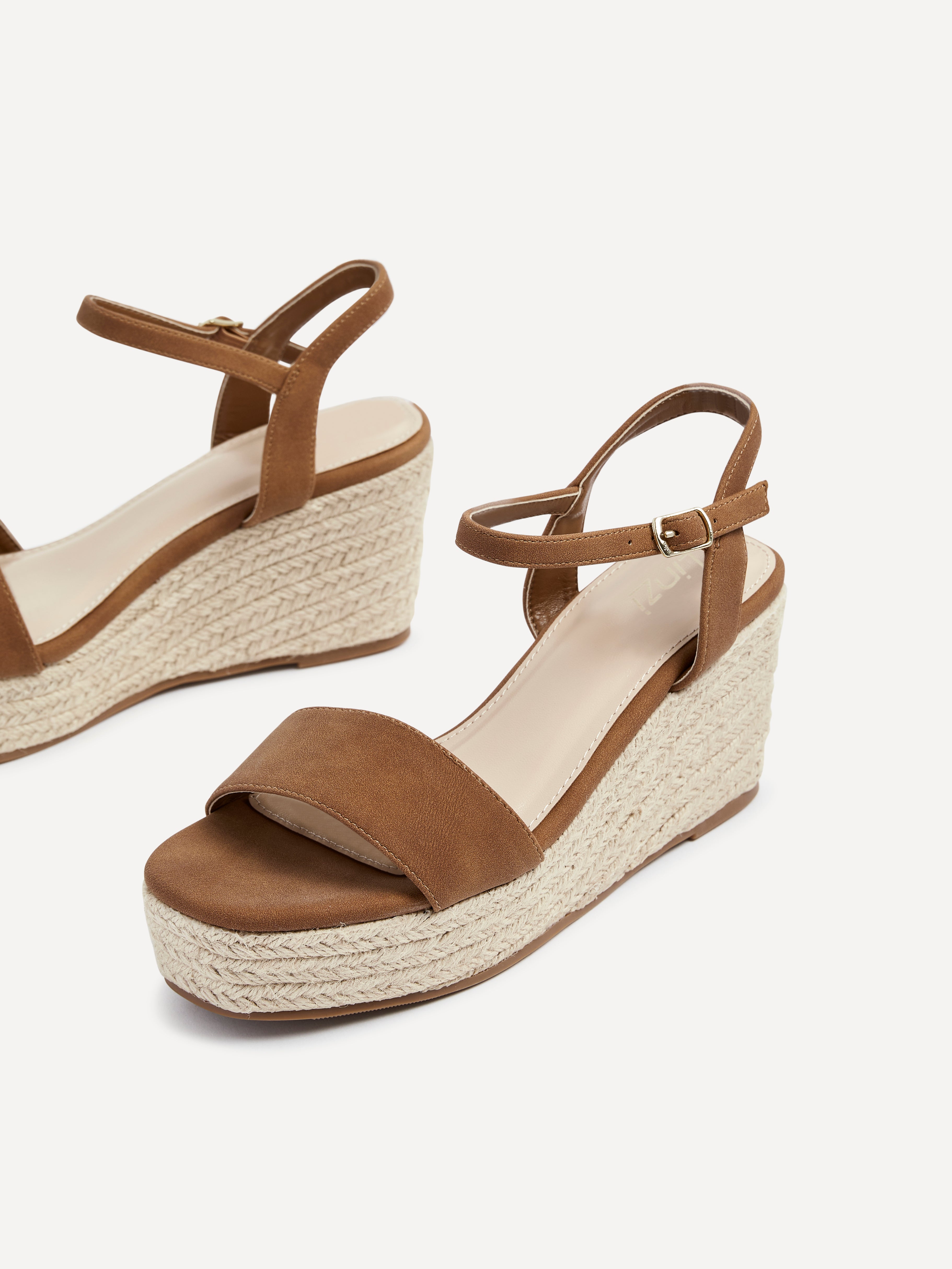 Wide Fit New Look Wedges Size Extra Wide Fit Black Faux Suede