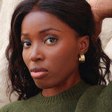 Spirit Gold Large Hoop Earrings
