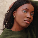 Noa Small Gold Hoop Earrings