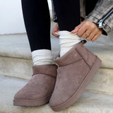 Ultra Mini Addy Mocha Fur Ankle Boots