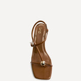 Immersed Tan Heeled Sandals