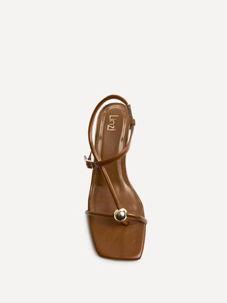 Immersed Tan Heeled Sandals