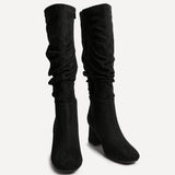 Inferno Wide Fit Black Long Heeled Boots