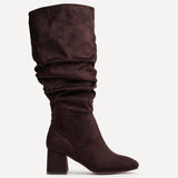 Inferno Wide Fit Brown Long Heeled Boots