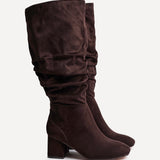 Inferno Wide Fit Brown Long Heeled Boots