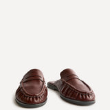 Intro Burgundy Faux Leather Slip On Mules