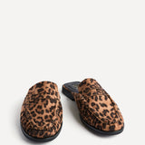 Intro Leopard Print Slip On Mules
