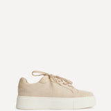 Jersey Nude Canvas Trainers