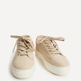 Jersey Nude Canvas Trainers