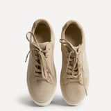 Jersey Nude Canvas Trainers