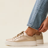 Jersey Gold Faux Leather Trainers