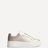 Jersey Gold Faux Leather Trainers