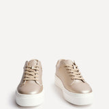 Jersey Gold Faux Leather Trainers