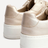 Jersey Gold Faux Leather Trainers