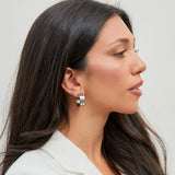 Spirit Silver Large Hoop Earrings