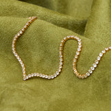 Evermore Gold Tennis Necklace