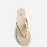 Joia Ivory Wedge Mules