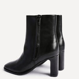 Jonas Black Block Heeled Ankle Boots