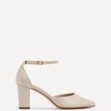 Jude Nude Faux Leather Court Heels