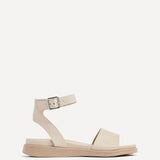 Kara Nude Faux Leather Flatform Sandals
